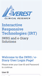 Mobile Screenshot of iwrs.ecrscorp.com